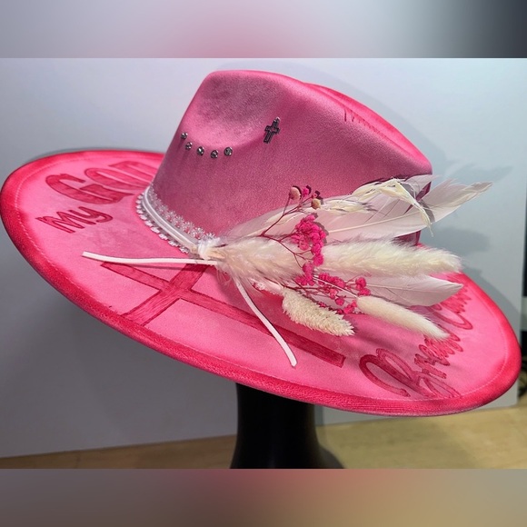 Pink Breast Cancer Inspirational Women\'s Hat main image 4